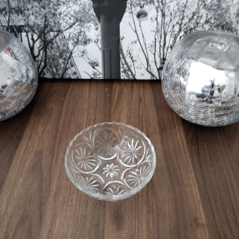 Small peppermint dish Crystal